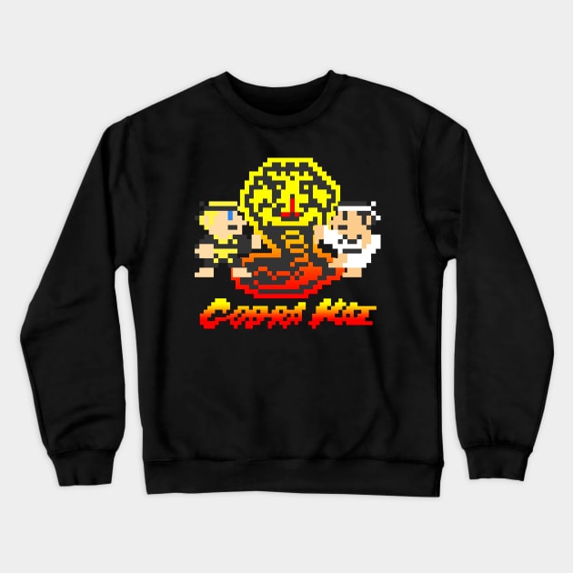 Cobra Kai Pixels Crewneck Sweatshirt by coolpixels